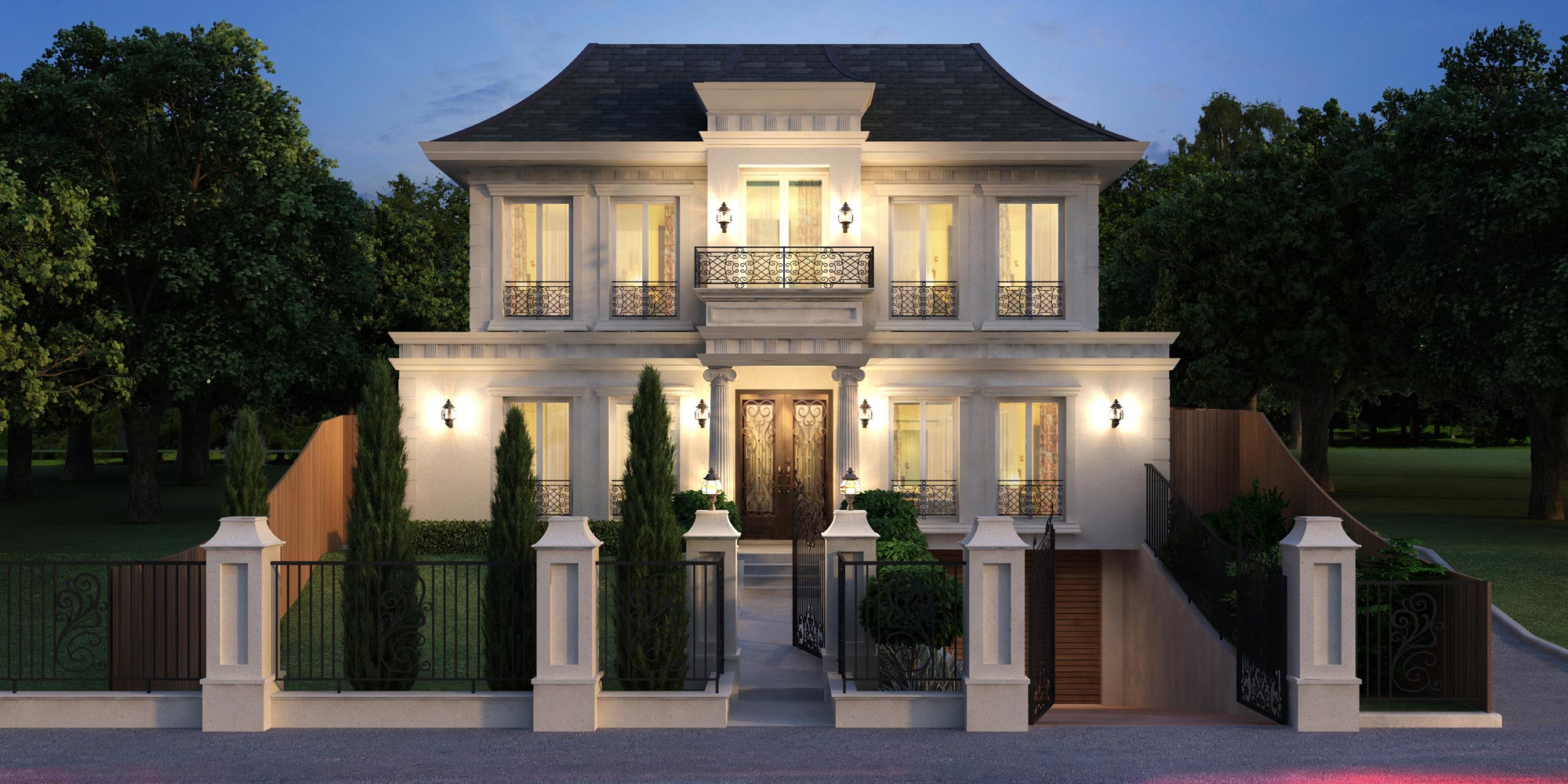 French Provincial Home Architecture